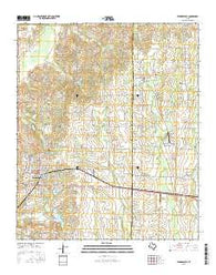 Farmersville Texas Current topographic map, 1:24000 scale, 7.5 X 7.5 Minute, Year 2016