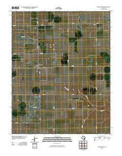 Farnsworth Texas Historical topographic map, 1:24000 scale, 7.5 X 7.5 Minute, Year 2010