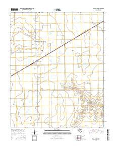 Farnsworth Texas Current topographic map, 1:24000 scale, 7.5 X 7.5 Minute, Year 2016