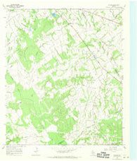 Farrar Texas Historical topographic map, 1:24000 scale, 7.5 X 7.5 Minute, Year 1966