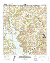 Farrar Texas Current topographic map, 1:24000 scale, 7.5 X 7.5 Minute, Year 2016