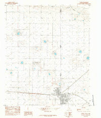 Farwell Texas Historical topographic map, 1:24000 scale, 7.5 X 7.5 Minute, Year 1985