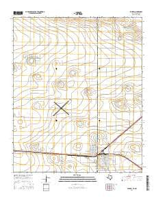 Farwell Texas Current topographic map, 1:24000 scale, 7.5 X 7.5 Minute, Year 2016