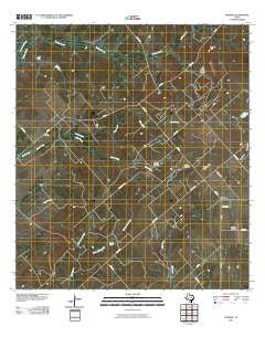 Fashing Texas Historical topographic map, 1:24000 scale, 7.5 X 7.5 Minute, Year 2010