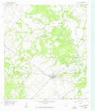 Fayetteville Texas Historical topographic map, 1:24000 scale, 7.5 X 7.5 Minute, Year 1958