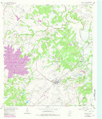 Fayetteville Texas Historical topographic map, 1:24000 scale, 7.5 X 7.5 Minute, Year 1958