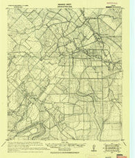 Fayettsville Texas Historical topographic map, 1:62500 scale, 15 X 15 Minute, Year 1919