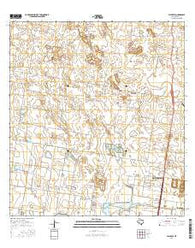 Faysville Texas Current topographic map, 1:24000 scale, 7.5 X 7.5 Minute, Year 2016