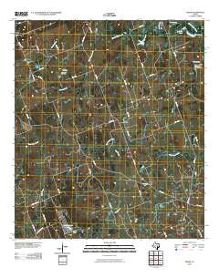 Fedor Texas Historical topographic map, 1:24000 scale, 7.5 X 7.5 Minute, Year 2010