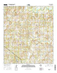 Fedor Texas Current topographic map, 1:24000 scale, 7.5 X 7.5 Minute, Year 2016