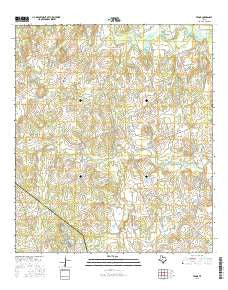 Fedor Texas Current topographic map, 1:24000 scale, 7.5 X 7.5 Minute, Year 2016