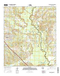 Ferguson Crossing Texas Current topographic map, 1:24000 scale, 7.5 X 7.5 Minute, Year 2016