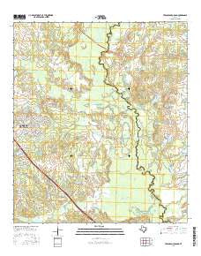 Ferguson Crossing Texas Current topographic map, 1:24000 scale, 7.5 X 7.5 Minute, Year 2016