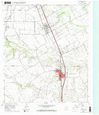 Ferris Texas Historical topographic map, 1:24000 scale, 7.5 X 7.5 Minute, Year 1959