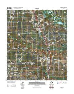 Ferris Texas Historical topographic map, 1:24000 scale, 7.5 X 7.5 Minute, Year 2012