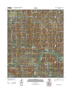 Fields Canyon Texas Historical topographic map, 1:24000 scale, 7.5 X 7.5 Minute, Year 2012