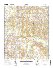 Fields Canyon Texas Current topographic map, 1:24000 scale, 7.5 X 7.5 Minute, Year 2016