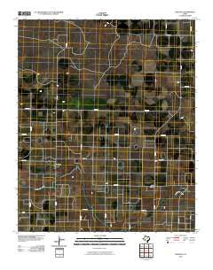 Fieldton Texas Historical topographic map, 1:24000 scale, 7.5 X 7.5 Minute, Year 2010