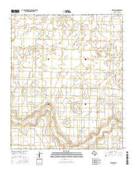 Fieldton Texas Current topographic map, 1:24000 scale, 7.5 X 7.5 Minute, Year 2016