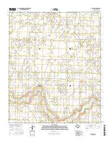 Fieldton Texas Current topographic map, 1:24000 scale, 7.5 X 7.5 Minute, Year 2016