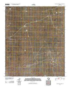 Figure Seven Ranch Texas Historical topographic map, 1:24000 scale, 7.5 X 7.5 Minute, Year 2010