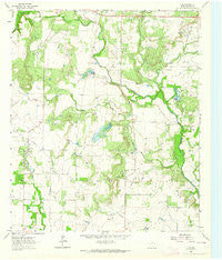 Fisk Texas Historical topographic map, 1:24000 scale, 7.5 X 7.5 Minute, Year 1964