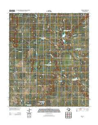 Fisk Texas Historical topographic map, 1:24000 scale, 7.5 X 7.5 Minute, Year 2013