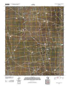 Five Wells Ranch Texas Historical topographic map, 1:24000 scale, 7.5 X 7.5 Minute, Year 2010