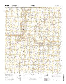 Five Wells Ranch Texas Current topographic map, 1:24000 scale, 7.5 X 7.5 Minute, Year 2016