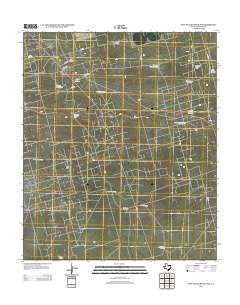 Five Wells Ranch NW Texas Historical topographic map, 1:24000 scale, 7.5 X 7.5 Minute, Year 2012