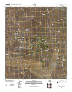Five Wells Ranch SW Texas Historical topographic map, 1:24000 scale, 7.5 X 7.5 Minute, Year 2010