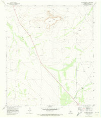 Fivemile Mesa Texas Historical topographic map, 1:24000 scale, 7.5 X 7.5 Minute, Year 1970