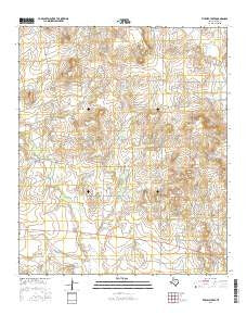 Fivemile Creek Texas Current topographic map, 1:24000 scale, 7.5 X 7.5 Minute, Year 2016