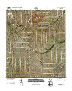 Fivemile Mesa Texas Historical topographic map, 1:24000 scale, 7.5 X 7.5 Minute, Year 2012
