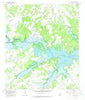 Flag Pond Texas Historical topographic map, 1:24000 scale, 7.5 X 7.5 Minute, Year 1971