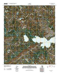 Flag Pond Texas Historical topographic map, 1:24000 scale, 7.5 X 7.5 Minute, Year 2010