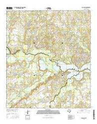 Flag Pond Texas Current topographic map, 1:24000 scale, 7.5 X 7.5 Minute, Year 2016