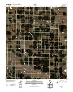 Flagg Texas Historical topographic map, 1:24000 scale, 7.5 X 7.5 Minute, Year 2010