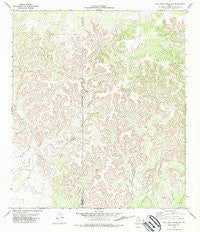 Flat Rock Creek NW Texas Historical topographic map, 1:24000 scale, 7.5 X 7.5 Minute, Year 1978