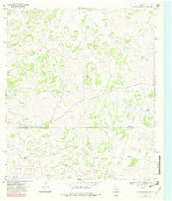 Flat Rock Draw SE Texas Historical topographic map, 1:24000 scale, 7.5 X 7.5 Minute, Year 1967