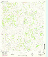 Flat Rock Draw SE Texas Historical topographic map, 1:24000 scale, 7.5 X 7.5 Minute, Year 1967