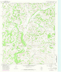 Flat Rock Draw SW Texas Historical topographic map, 1:24000 scale, 7.5 X 7.5 Minute, Year 1967