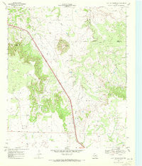 Flat Top Mountain Texas Historical topographic map, 1:24000 scale, 7.5 X 7.5 Minute, Year 1969