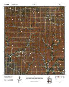Flat Rock Creek NW Texas Historical topographic map, 1:24000 scale, 7.5 X 7.5 Minute, Year 2010