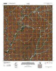 Flat Rock Creek North Texas Historical topographic map, 1:24000 scale, 7.5 X 7.5 Minute, Year 2010