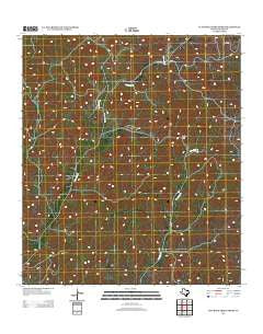 Flat Rock Creek North Texas Historical topographic map, 1:24000 scale, 7.5 X 7.5 Minute, Year 2012