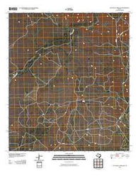 Flat Rock Creek SW Texas Historical topographic map, 1:24000 scale, 7.5 X 7.5 Minute, Year 2010