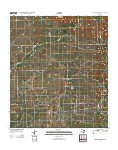 Flat Rock Creek SW Texas Historical topographic map, 1:24000 scale, 7.5 X 7.5 Minute, Year 2013