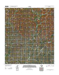Flat Rock Creek South Texas Historical topographic map, 1:24000 scale, 7.5 X 7.5 Minute, Year 2013