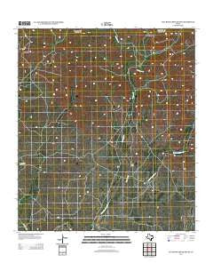 Flat Rock Creek South Texas Historical topographic map, 1:24000 scale, 7.5 X 7.5 Minute, Year 2013